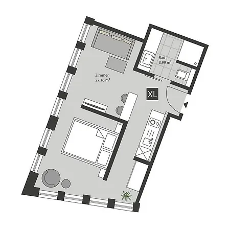 Ueberfluss Serviced-apartments 4* Bremen